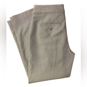 LOFT Houndstooth Capris - Blue and White GUC 2P